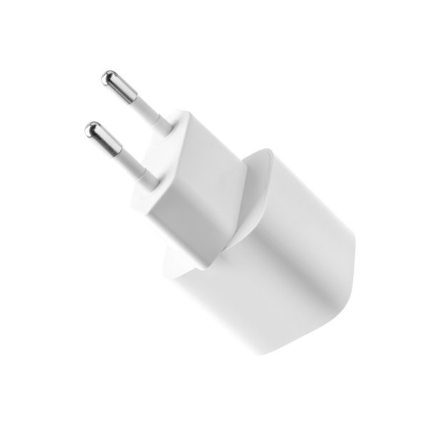 Fixed Laddare med Kabel Mini PD Travel Charger Kit USB-C/USB-C 20W Valkoinen