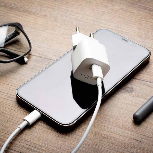 Fixed Laddare Mini PD Travel Charger USB-C 30W Valkoinen