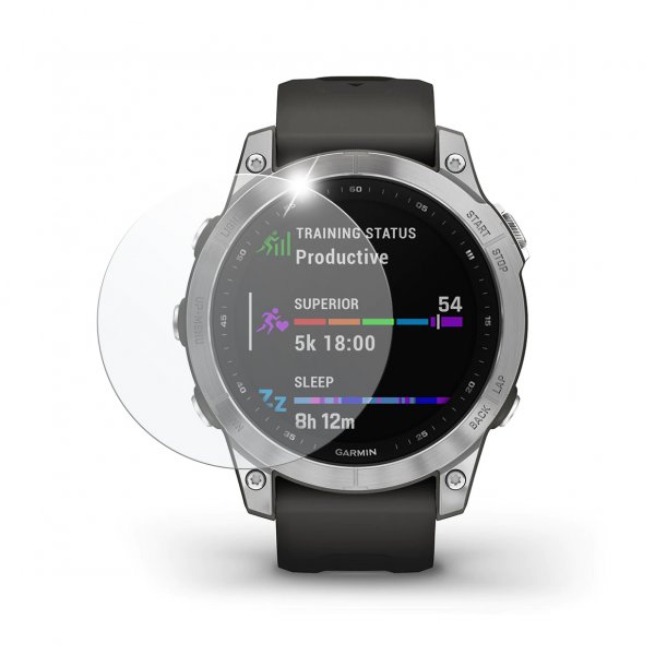 Kiinteä Garmin Fenix 7/Epix 2 Näytönsuoja Karkaistu suojalasi 9H 2-pakkaus