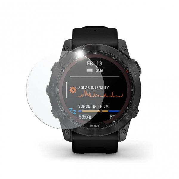 Kiinteä Garmin Fenix 7X -näytönsuoja karkaistu suojalasi 9H 2 kpl