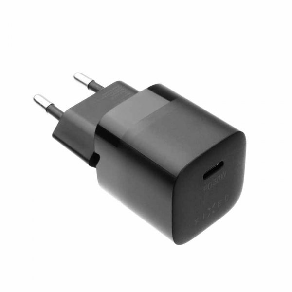 Fixed Laddare Mini PD Travel Charger USB-C 30W Musta