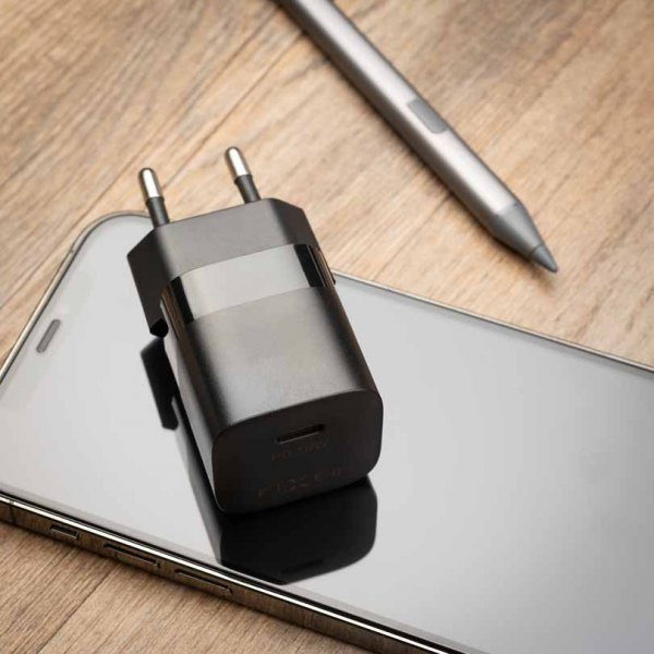 Fixed Laddare Mini PD Travel Charger USB-C 30W Musta