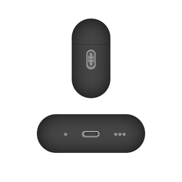 Fixed AirPods Pro 2 Kuoret Silky Musta