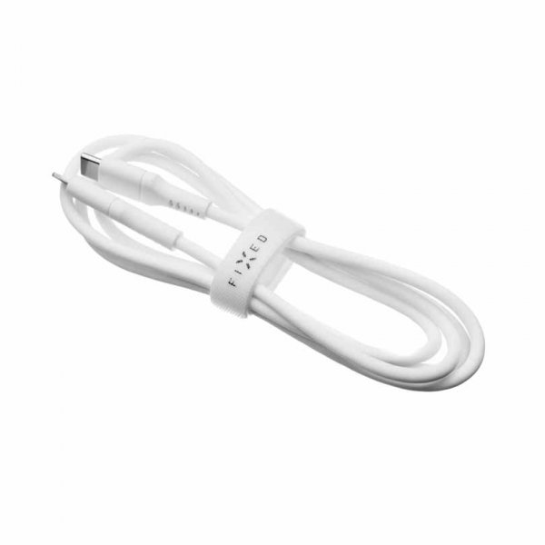 Fixed Kabel Liquid Silicone USB-C/USB-C 0,5 m Valkoinen