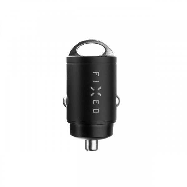 Kiinteä autolaturi USB-C-kaapelilla 1,2 m 2xUSB-C 30 W musta