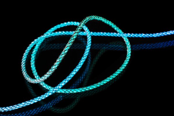 Kiinteä Kaapeli Hohtava RGB LED USB-C–USB-C 1.2m