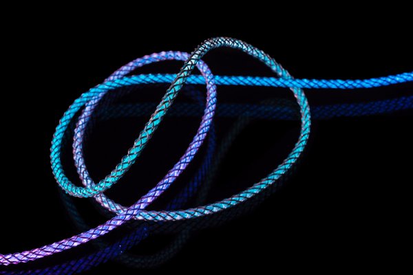Kiinteä Kaapeli Hohtava RGB LED USB-C–USB-C 1.2m