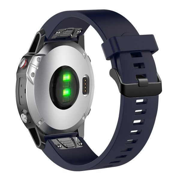 Kiinteä Garmin QuickFit 20mm Ranneke Silikoniranneke Sininen