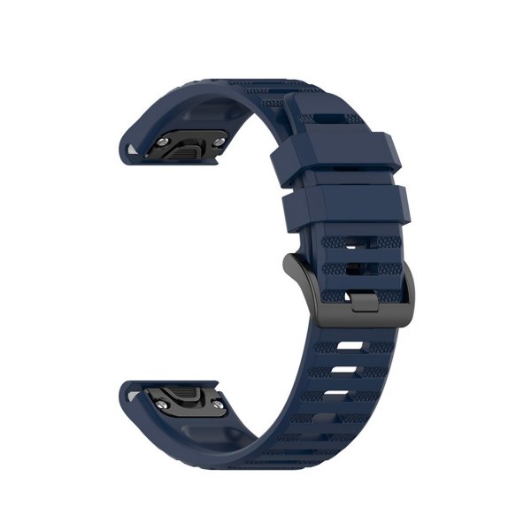 Kiinteä Garmin QuickFit 26 mm ranneke silikonihihna Sininen