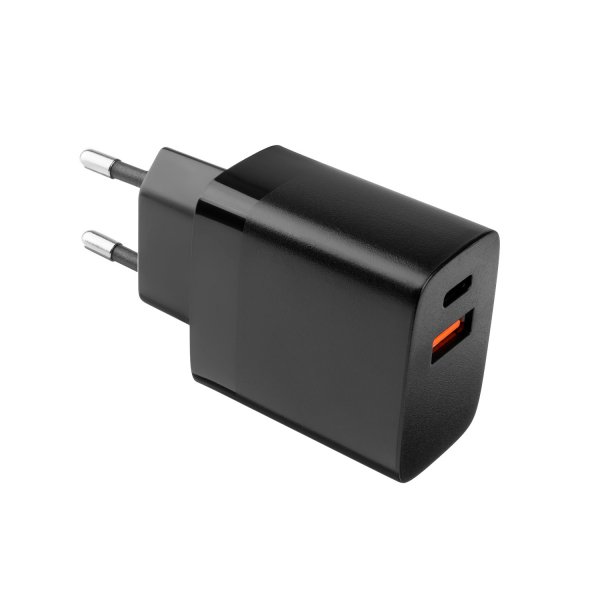 Fixed Laturi 2xUSB-A 17W Musta