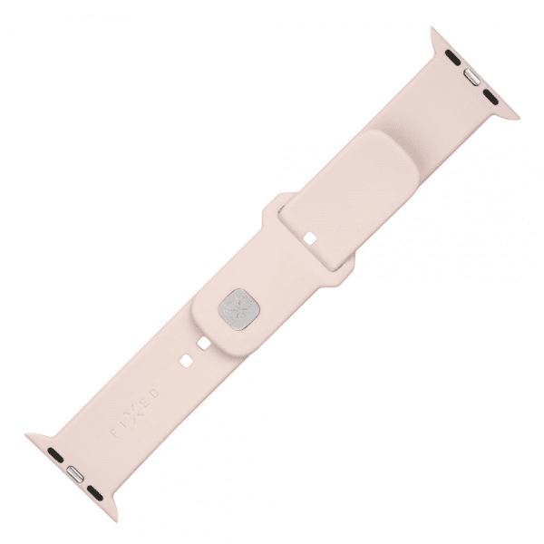 Fixed Apple Watch 44/45/46mm ranneke silikoni Sporty Strap Rosa