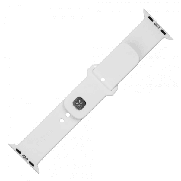 Kiinteä Apple Watch 38/40/41/42mm ranneke silikoni Sporty Strap valkoinen