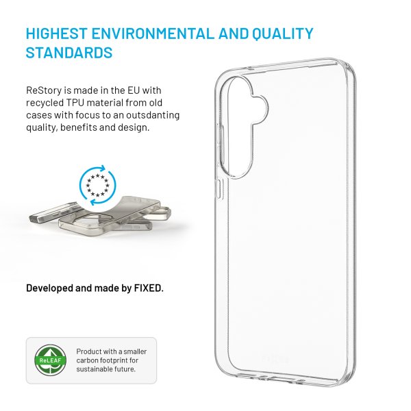Fixed Samsung Galaxy A35 Kuori ReStory Läpinäkyvä