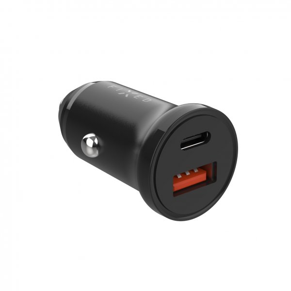 Kiinteä autolaturi USB-C/USB-A 20W