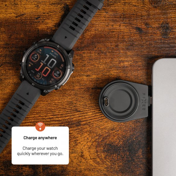 Kiinteä laturi Garmin Watch USB-C Musta