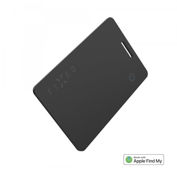 Fixed Tag Card Smart Tracker, musta
