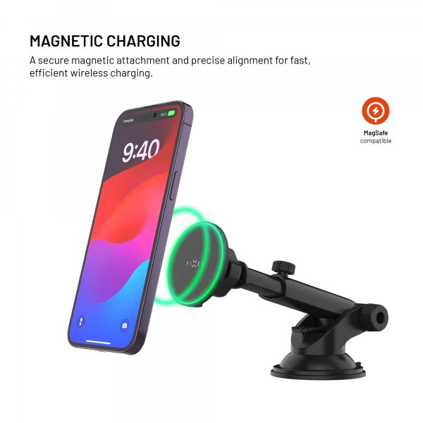 Fixed Autonpidike MagRound 2 XL Kojelauta 15W MagSafe