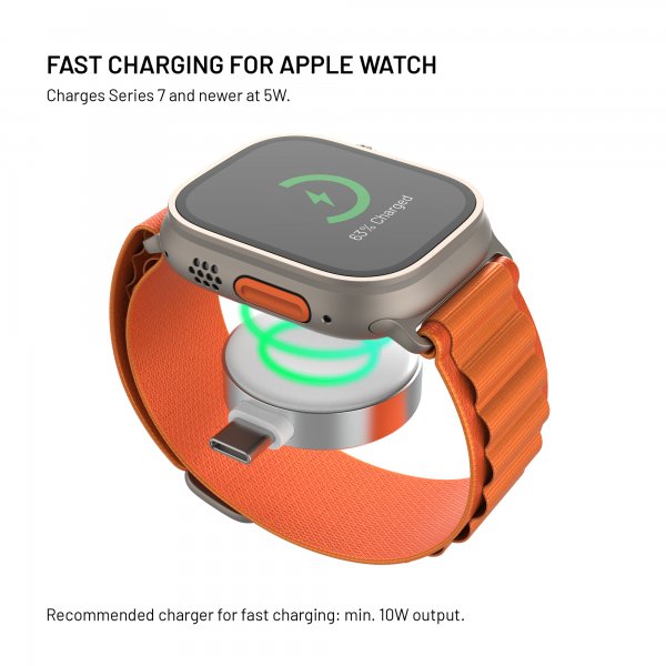 Kiinteä Apple Watch -laturi ORB Wireless Charger