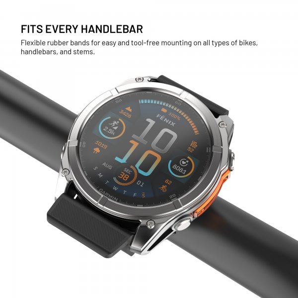 Kiinteä Garmin-älykello 22mm ohjaustankokiinnike