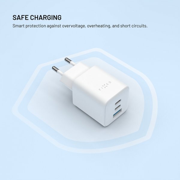 Fixed Laturi Mini PD 65W GaN USB-A & USB-C