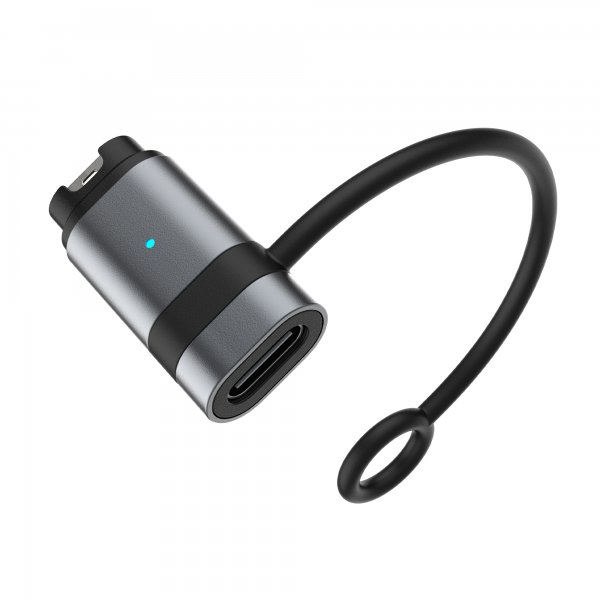 Kiinteä Garmin-älykellon lataussovitin USB-C, musta