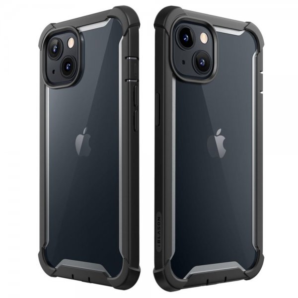 Supcase iPhone 13/iPhone 14 Suojakuori Ares Musta