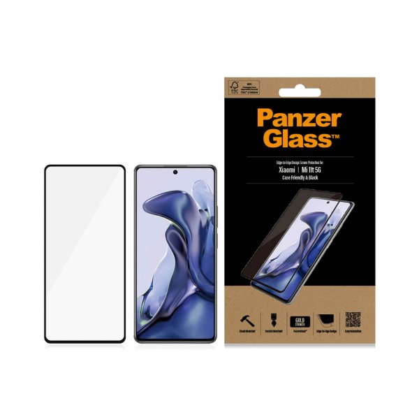 PanzerGlass Xiaomi 11T näytönsuoja Case Friendly
