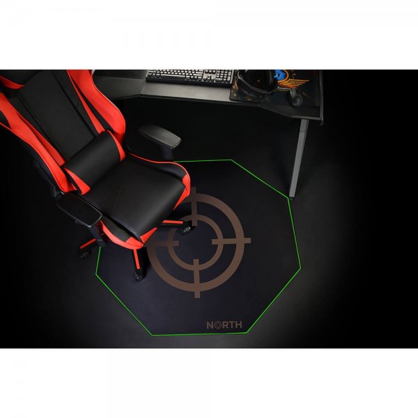 North Golvmatta Pro Gaming Vihreä/Musta