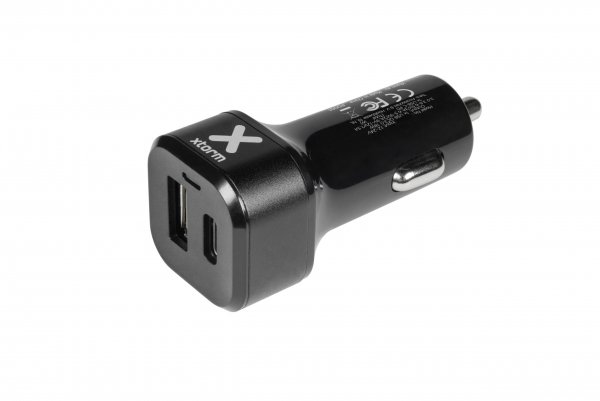 Xtorm Autolaturi USB-C PD 30W & USB QC3.0 18W
