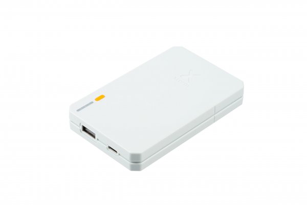 Xtorm-varavirtalähde 5000 mAh 15 W USB-C ja USB-A, valkoinen