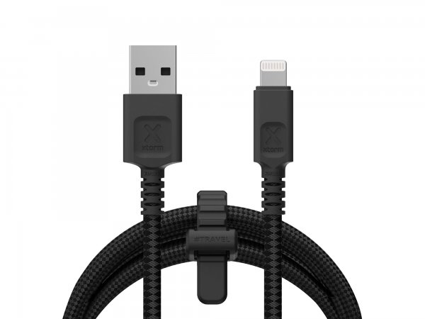 Xtorm Lightning–USB-A-kaapeli Next Gen 12W 1.5m Musta