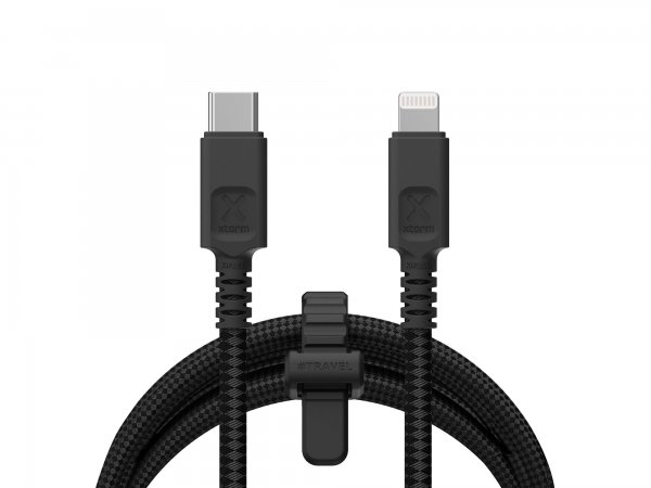 Xtorm Lightning–USB-C-kaapeli Next Gen 60 W 1,5 m musta