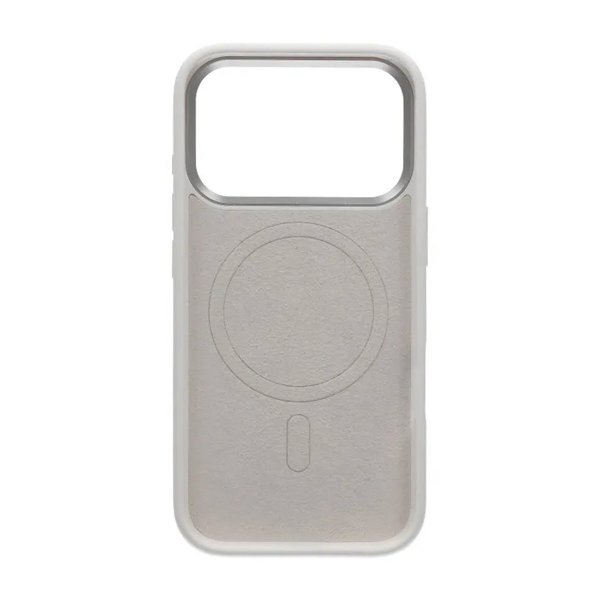 iPhone 17 Pro Silikonkuori MagSafe Valkoinen