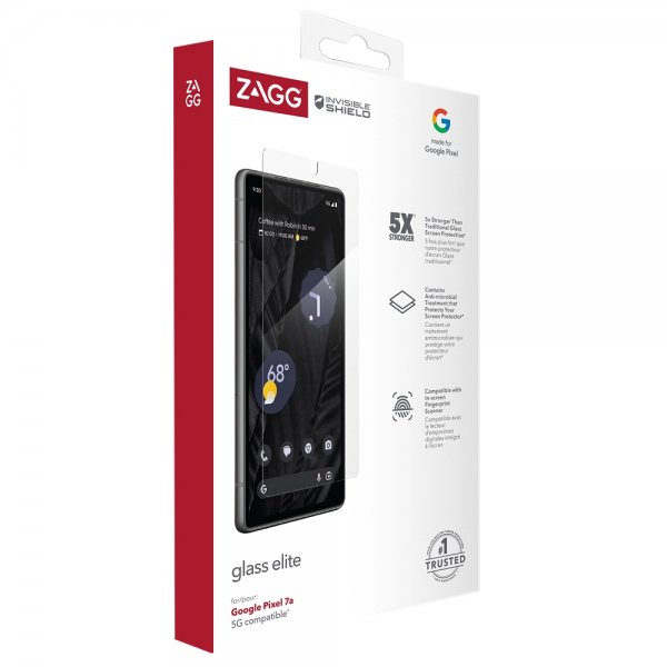 ZAGG InvisibleShield Google Pixel 7a -näytönsuoja Glass Elite