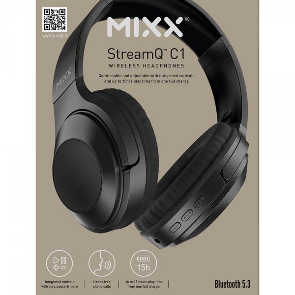 Mixx Kuulokkeet StreamQ C1 Over-Ear Musta