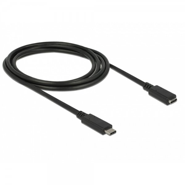 Delock USB-C-jatkokaapeli USB 3.1 Gen 1 SuperSpeed 2m