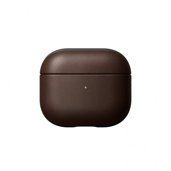 Nomad Airpods 3 Kotelo Modern Leather Case Horween Nahka Rustic Brown