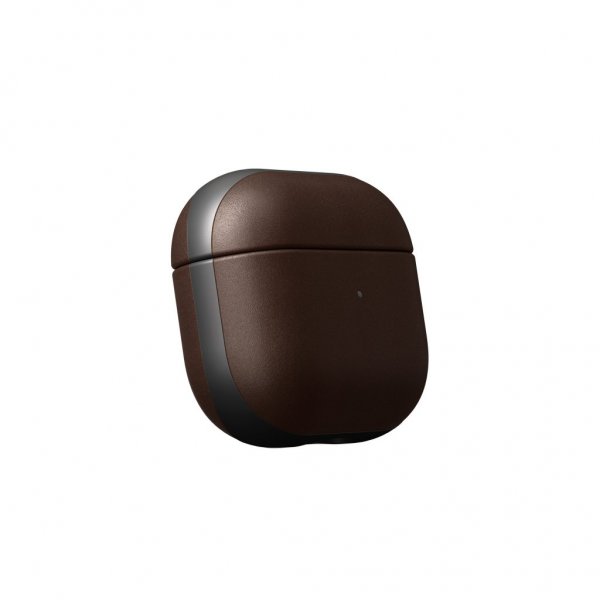 Nomad Airpods 3 Kotelo Modern Leather Case Horween Nahka Rustic Brown