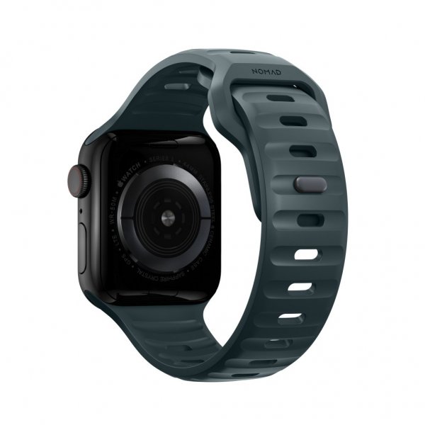 Nomad Apple Watch 38/40/41/42mm Sport Band Marine Blue -ranneke