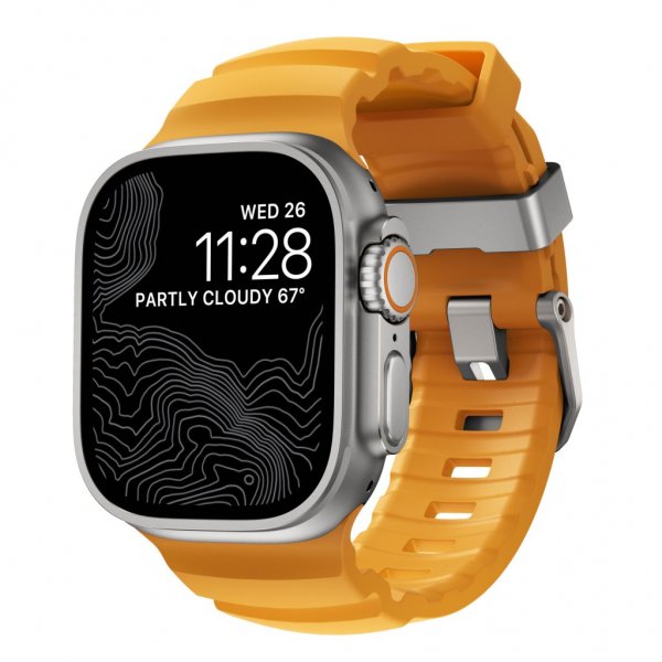 Nomad Apple Watch 44/45/46mm/Apple Watch Ultra -ranneke Rocky Point Sol