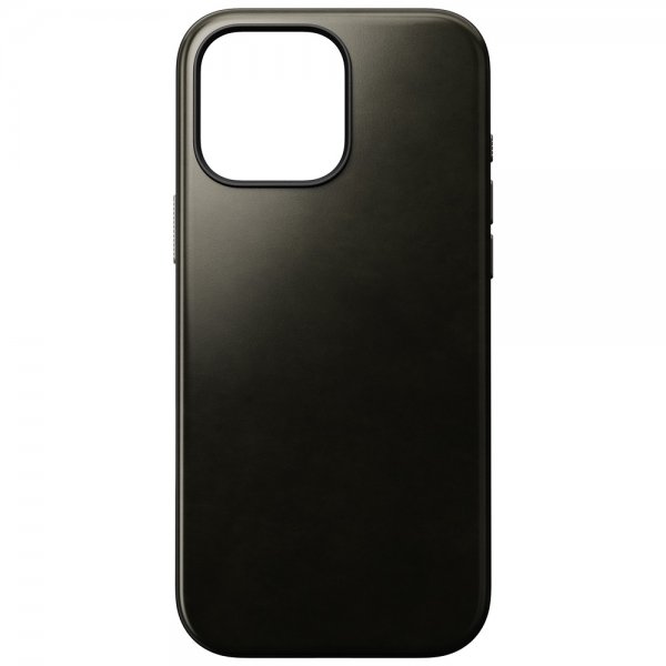 Nomad iPhone 16 Pro Max -suojakuori Modern Leather Case Horween Green Chrome