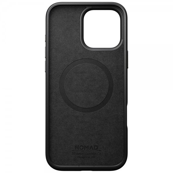 Nomad iPhone 16 Pro Max -suojakuori Modern Leather Case Horween Green Chrome