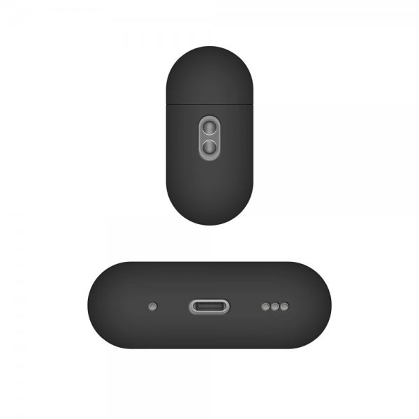 Fixed AirPods Pro 3 Silikonikuori Silky Musta