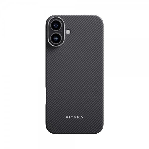 Pitaka iPhone 16 Plus -suojakuori MagEZ Case 5, musta/harmaa twill
