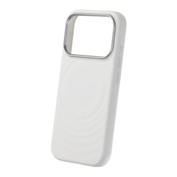 iPhone 17 Pro Silikonkuori MagSafe Valkoinen