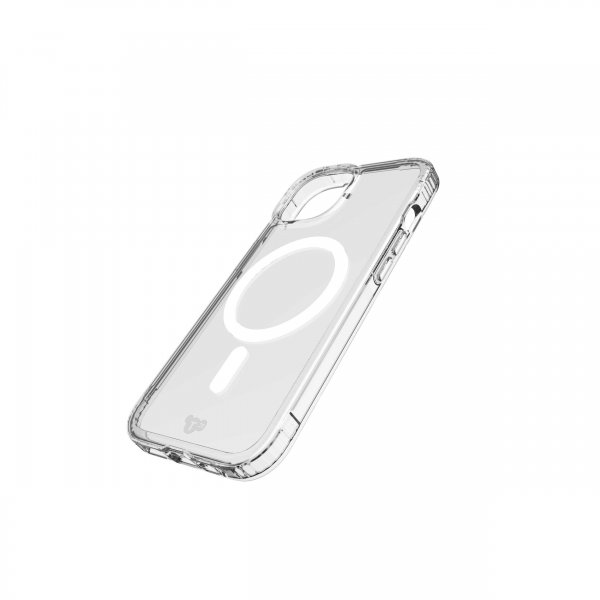Tech21 iPhone 13/14/15/16e/17e Suojakuori Evo Clear MagSafe Läpinäkyvä