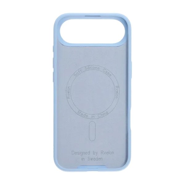Rvelon iPhone Air -silikonikuori MagSafe, vaaleansininen
