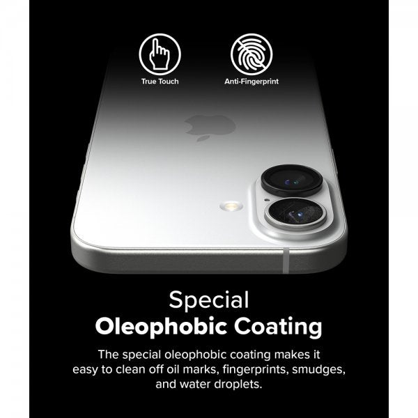 Ringke iPhone 16/iPhone 16 Plus kamerans linssuoja 2-pakkaus