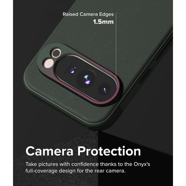 Ringke Google Pixel 9 Pro Suojakuori Onyx Tummanvihreä