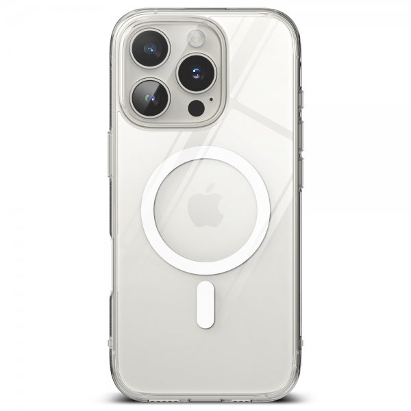 Ringke iPhone 16 Pro Max -suojakuori Fusion Magnetic Transparent